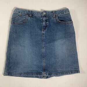Vintage blue denim style&co size 8